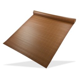 DEMA Clona na plot, bambusová rohož z PVC 100x500 cm, hnědá 30807D