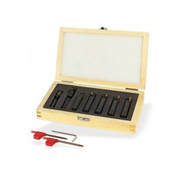 DEMA Soustružnické nože na kov 8x10 mm, 7-dílná sada 18493D