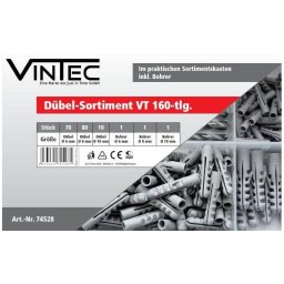 Vintec Hmoždinky s vrtáky VT163 74528V