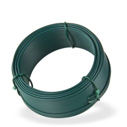 DEMA Vázací drát poplastovaný 1,4 mm, délka 25 m, zelený 31302D
