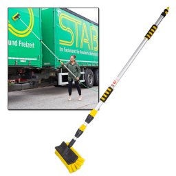 DEMA Teleskopický průtokový kartáč na mytí vozidel 135-300 cm 24241D