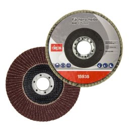 DEMA Lamelový vějířový brusný kotouč 125 mm K40 15935D