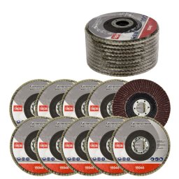 DEMA Lamelový vějířový brusný kotouč 125 mm K60, 10 ks 15946D