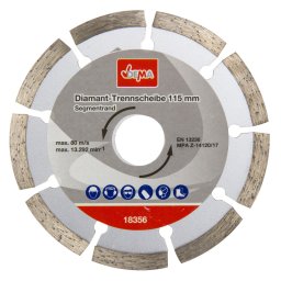 DEMA Diamantový řezný kotouč segmentový 115 mm DDT115S 18356D