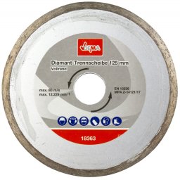 DEMA Diamantový řezný kotouč 125 mm DDT125V 18363D