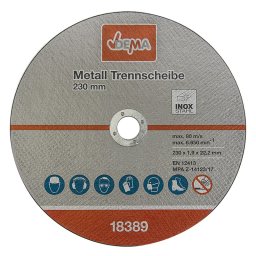DEMA Řezný kotouč na kov 25 díl.set 230 mm / 1,9 18389D