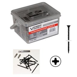 Vintec Šrouby do sádrokartonu 3,9x55 G, 350 ks 75042V