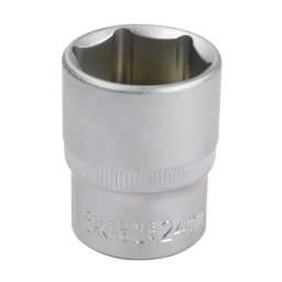 DEMA Nástrčný klíč / ořech krátký 24 mm 1/2" 22285D