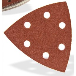DEMA Brusný papír pro delta brusku 93x93x93 mm P120, 10 ks 22544D