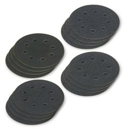 DEMA Brusný papír pro excentrickou brusku 115 mm K60 - K180, 16 ks 15928D