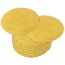 DEMA Brusný papír pro excentrickou brusku 115 mm P320, 10 ks 22509D