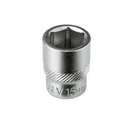 DEMA Nástrčný klíč / ořech krátký 15 mm 3/8" 22920D