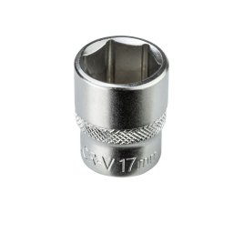 DEMA Nástrčný klíč / ořech krátký 17 mm 3/8" 22922D