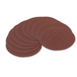 DEMA Brusný papír pro excentrickou brusku 225 mm P180, 10 ks 22705D