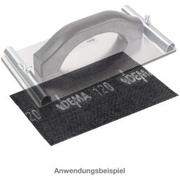 DEMA Brusná mřížka na sádrokarton K120, 115 x 280 mm, 10 ks 22723D