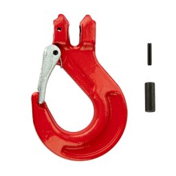 DEMA Hák řetězový se spojovacím čepem a pojistkou na řetěz 7 / 8 mm, třída 8 23507D