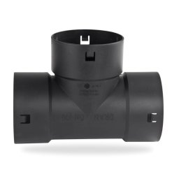 STABILO Sanitär PVC spojka tvaru T na drenážní trubku DN80 13727ST