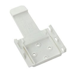 DEMA Držák na zakládací klín brzdící pod kolo PVC, bílý 52683D