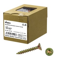 DEMA Šrouby do dřevotřísky plný závit 3,5x16 T10, 1 kg 35100D