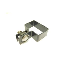 RETIC Koncová příchytka panelu na sloupek ZN+PVC 60x40x4 mm, antracitová 6040K7016