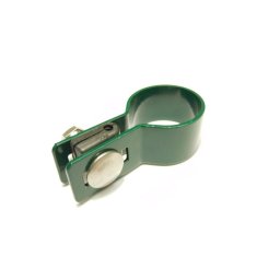 RETIC Koncová příchytka panelu na sloupek ZN+PVC 48x4 mm, zelená 48K6005