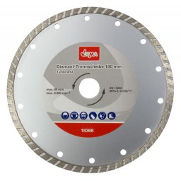DEMA Diamantový řezný kotouč Turbo 180 mm DDT180T 18368D