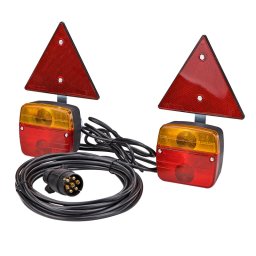 DEMA Koncová světla s odrazkami na přívěs magnetická 12 V 69014D