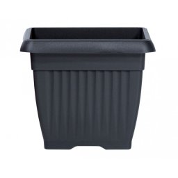 Prosperplast Čtvercový květináč TERRA 15 cm antracit DKWT15S433
