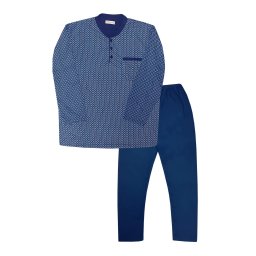 Ignác hřejivé pyžamo s chloupkem 5741 XXL tmavě modrá