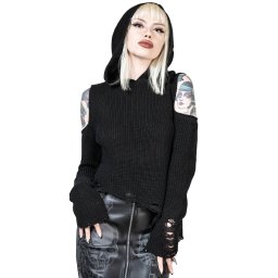 svetr dámský KILLSTAR - Crowned Misery - Black - KSRA009469