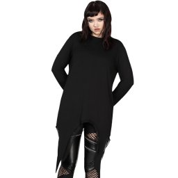 tričko unisex s dlouhým rukávem KILLSTAR - Parasite - Black - KSRA008526