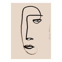 Paper Collective designové moderní obrazy Serious Dreamer (100 x 140 cm)