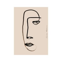 Paper Collective designové moderní obrazy Serious Dreamer (50 x 70 cm)