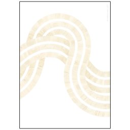 Paper Collective designové moderní obrazy Entropy Sand 02 (120 x 168 cm)