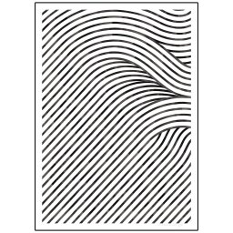 Paper Collective designové moderní obrazy Quantum of Fields 02 (120 x 168 cm)