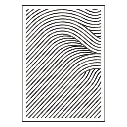 Paper Collective designové moderní obrazy Quantum of Fields 02 (100 x 140 cm)