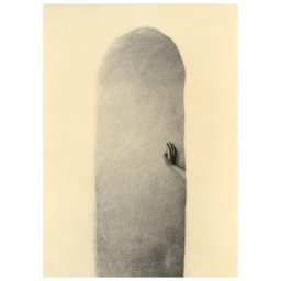 Paper Collective designové moderní obrazy Hand and Wall (120 x 168 cm)