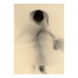 Paper Collective designové moderní obrazy Blurred Girl (100 x 140 cm)