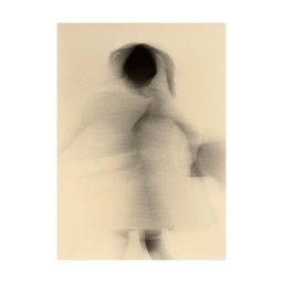 Paper Collective designové moderní obrazy Blurred Girl (70 x 100 cm)