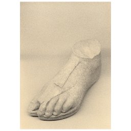 Paper Collective designové moderní obrazy The Foot (120 x 168 cm)