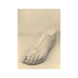 Paper Collective designové moderní obrazy The Foot (50 x 70 cm)