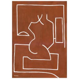 Paper Collective designové moderní obrazy Antic Ideal 02 (120 x 168 cm)