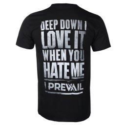 tričko pánské I Prevail - Love it Hate - Black - KINGS ROAD - 2011945220119452