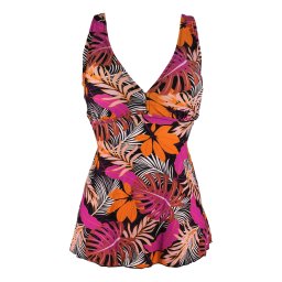 Paradise plavky tankiny pro plnoštíhlé HH87633-A 4XL fialová