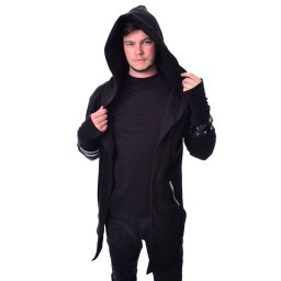 mikina pánská (cardigan) Vixxsin - ARCHER - BLACK - POI824