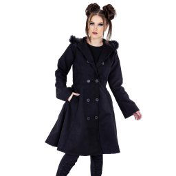 kabát dámský POIZEN INDUSTRIES - RYLEE - BLACK - POI1304