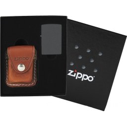 Dárková kazeta ZIPPO 44065 s hnědým pouzdrem