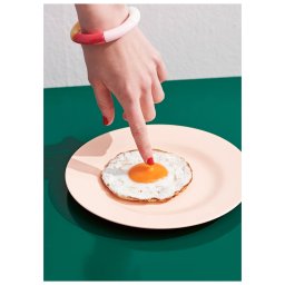 Paper Collective designové moderní obrazy Fried Egg (120 x 168 cm)