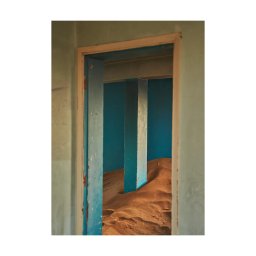 Paper Collective designové moderní obrazy Sand Village III (70 x 100 cm)