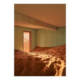 Paper Collective designové moderní obrazy Sand Village I (100 x 140 cm)